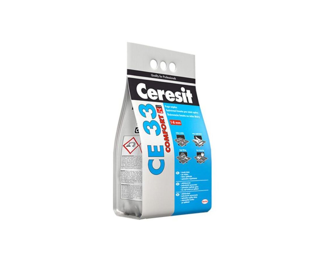 ფუგა "ceresit" CE-33 2კგ წყალმდეგი (აგურისფერი) — ფუგა